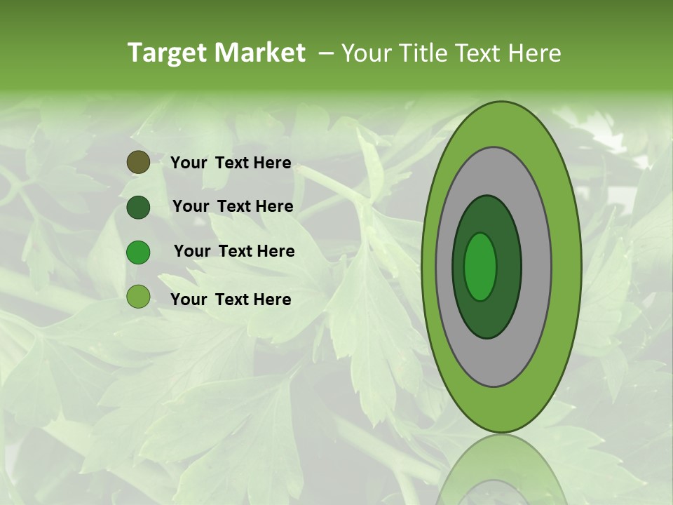 Green Bundle Ingredient PowerPoint Template