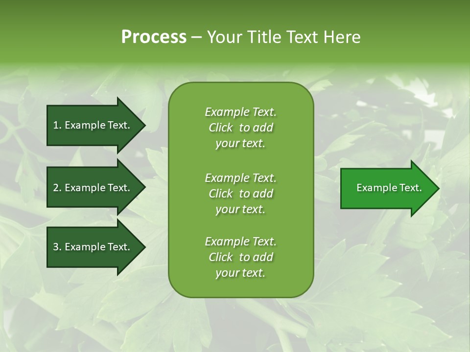 Green Bundle Ingredient PowerPoint Template