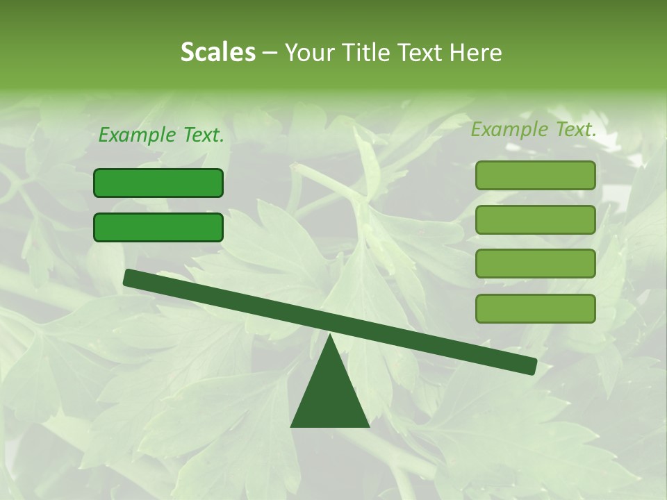 Green Bundle Ingredient PowerPoint Template