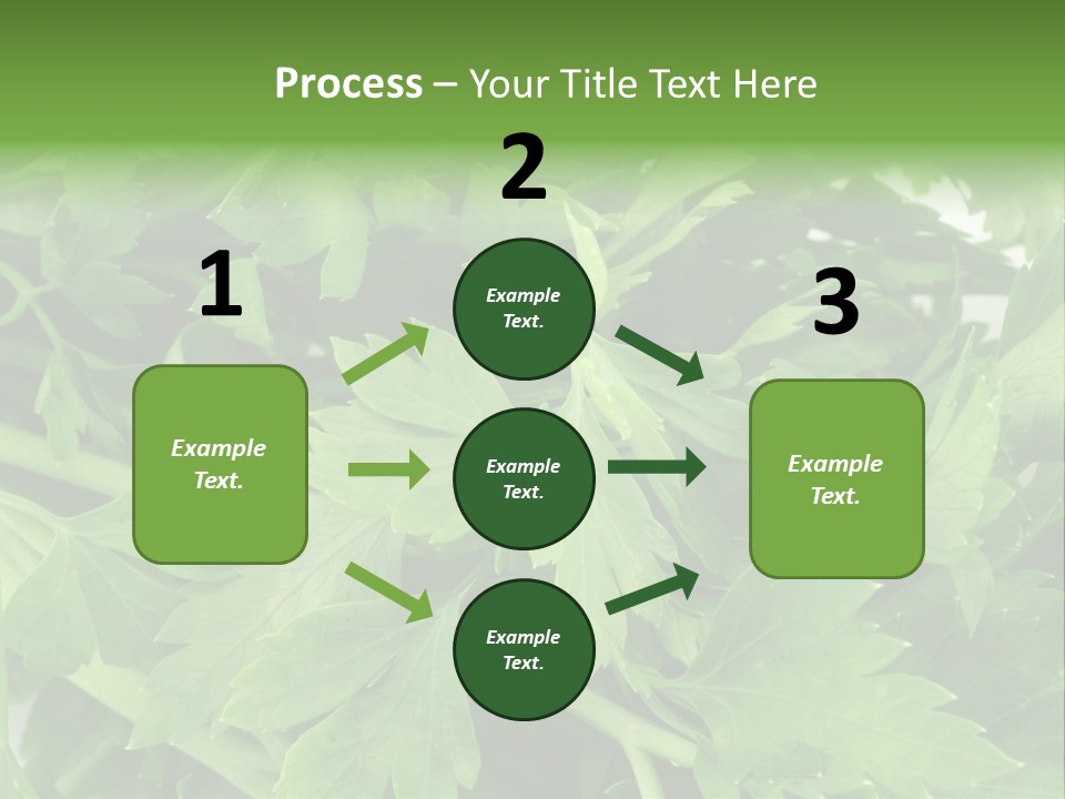 Green Bundle Ingredient PowerPoint Template