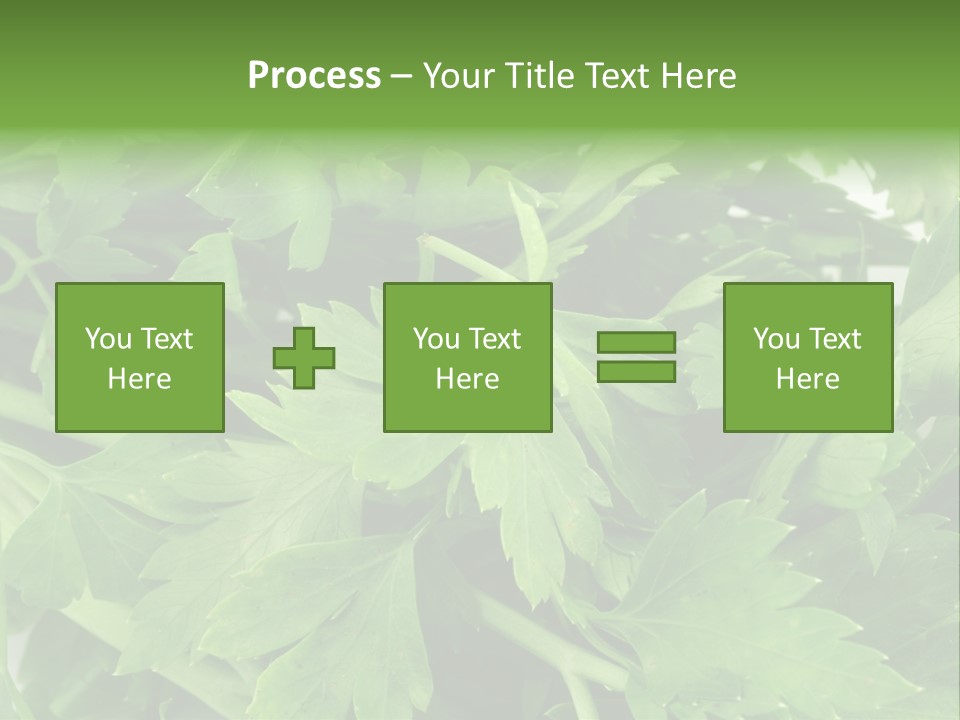 Green Bundle Ingredient PowerPoint Template