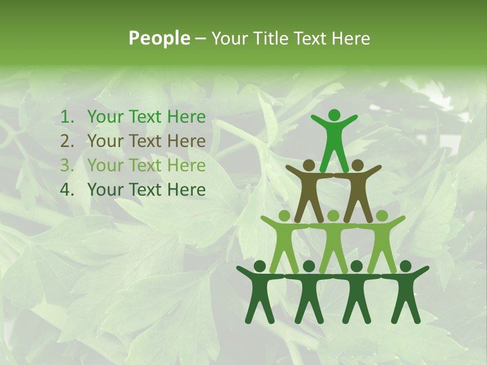 Green Bundle Ingredient PowerPoint Template