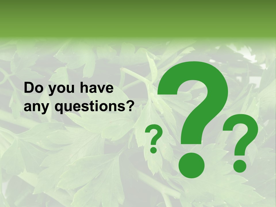 Green Bundle Ingredient PowerPoint Template