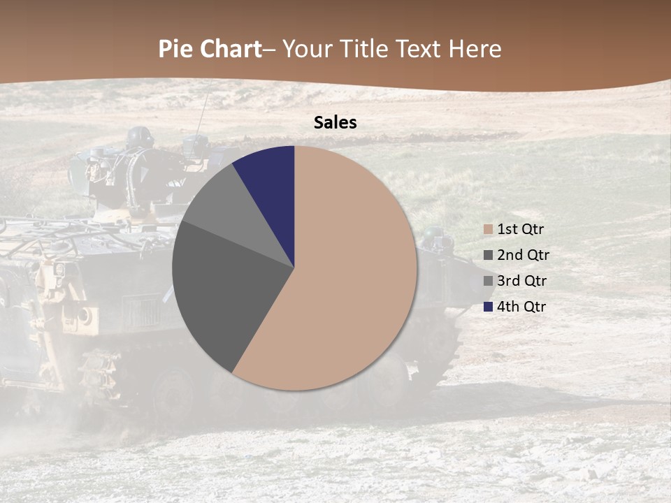 Camouflage Weaponry Peace PowerPoint Template