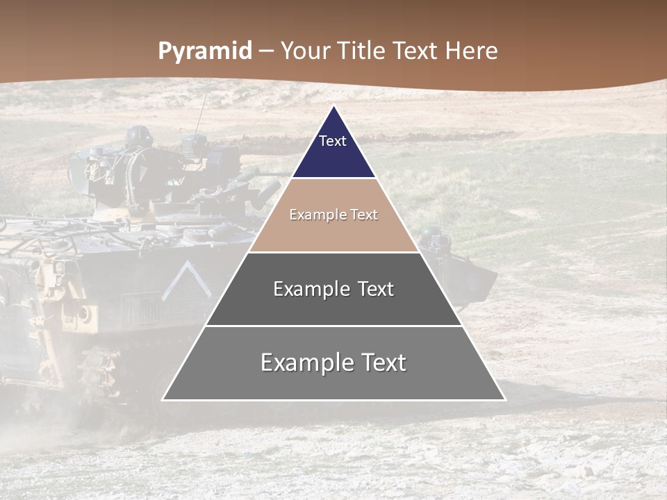 Camouflage Weaponry Peace PowerPoint Template