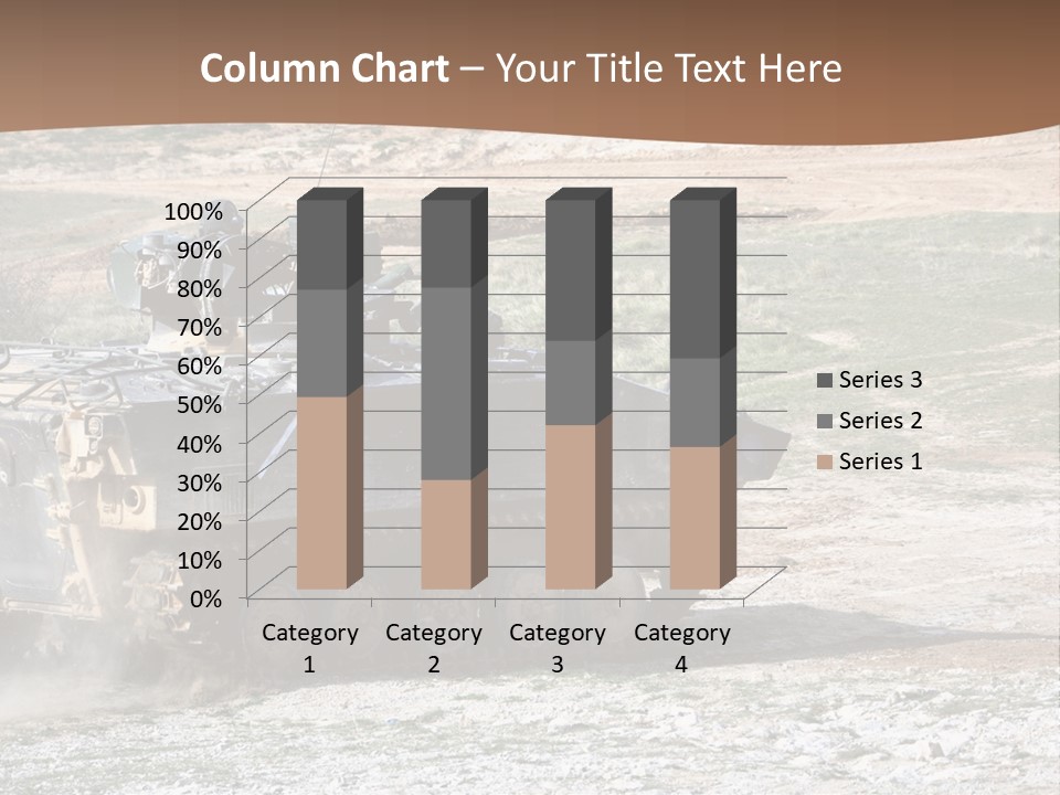 Camouflage Weaponry Peace PowerPoint Template