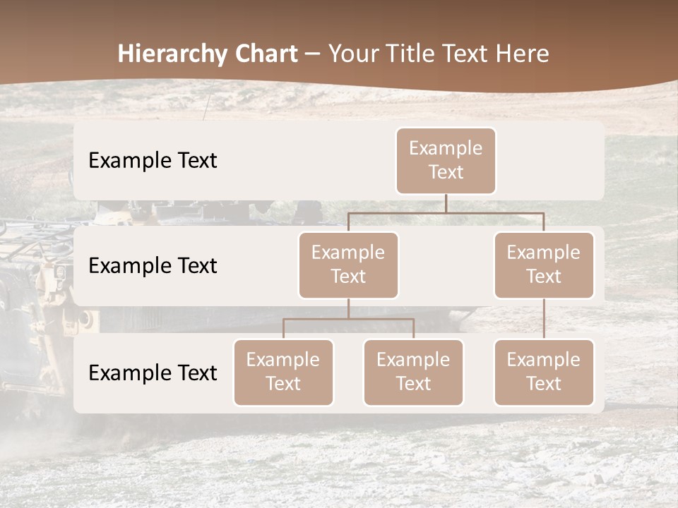 Camouflage Weaponry Peace PowerPoint Template