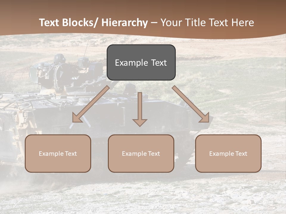 Camouflage Weaponry Peace PowerPoint Template