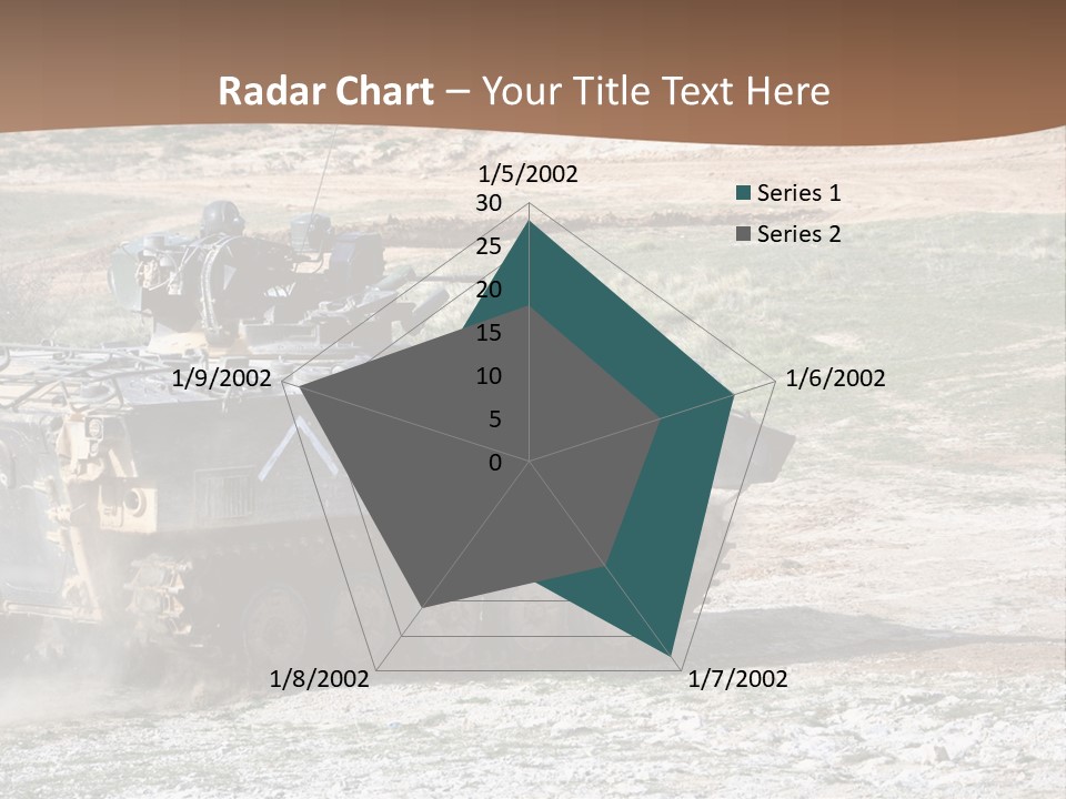 Camouflage Weaponry Peace PowerPoint Template
