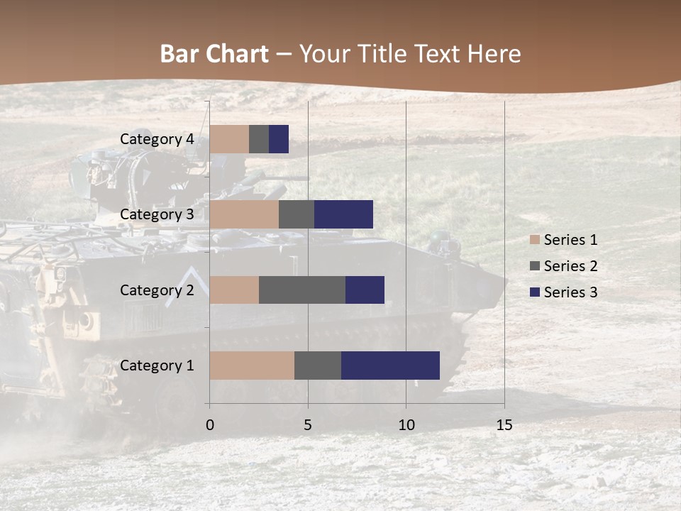 Camouflage Weaponry Peace PowerPoint Template