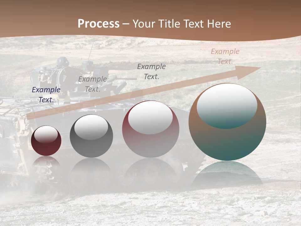 Camouflage Weaponry Peace PowerPoint Template