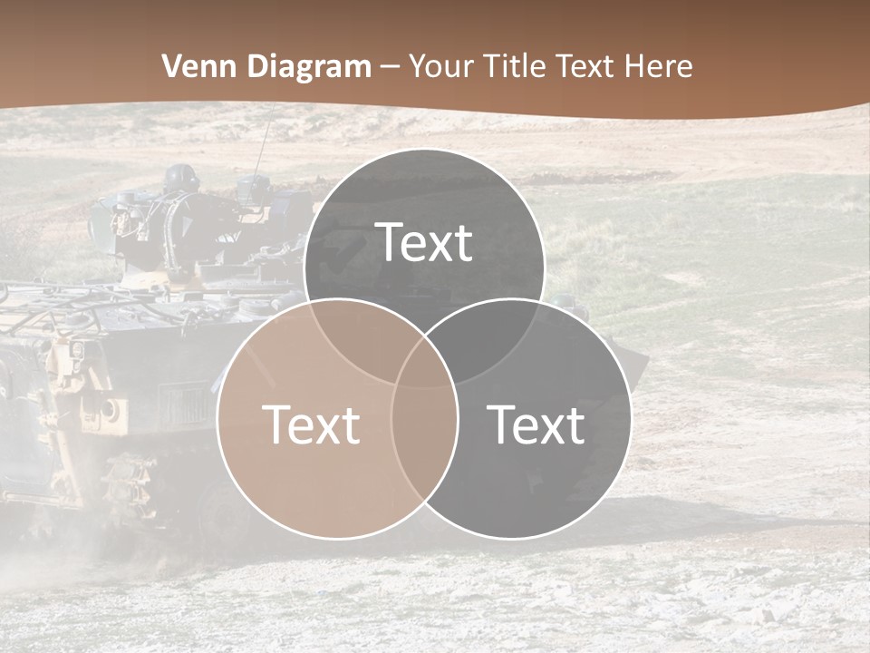 Camouflage Weaponry Peace PowerPoint Template