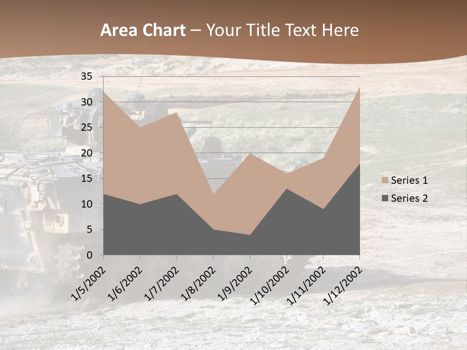 Camouflage Weaponry Peace PowerPoint Template