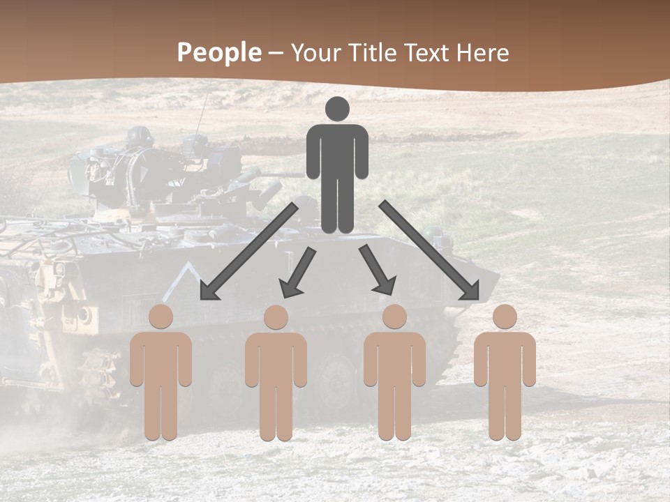 Camouflage Weaponry Peace PowerPoint Template