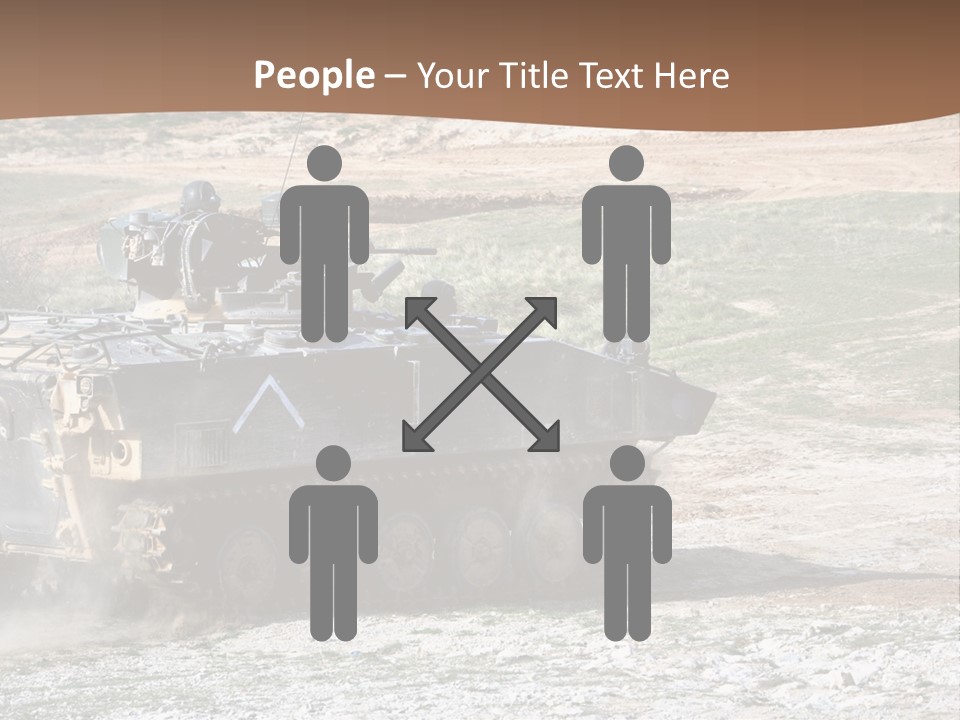 Camouflage Weaponry Peace PowerPoint Template