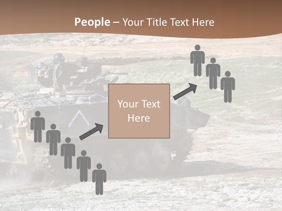 Camouflage Weaponry Peace PowerPoint Template