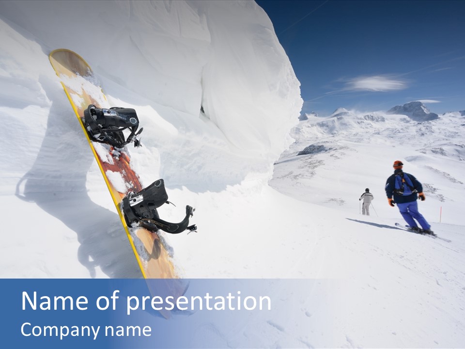 Piste Fast Copy Space PowerPoint Template