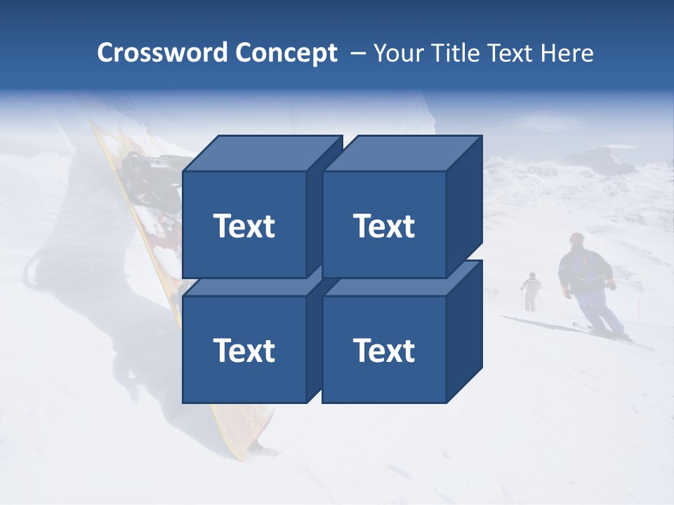 Piste Fast Copy Space PowerPoint Template