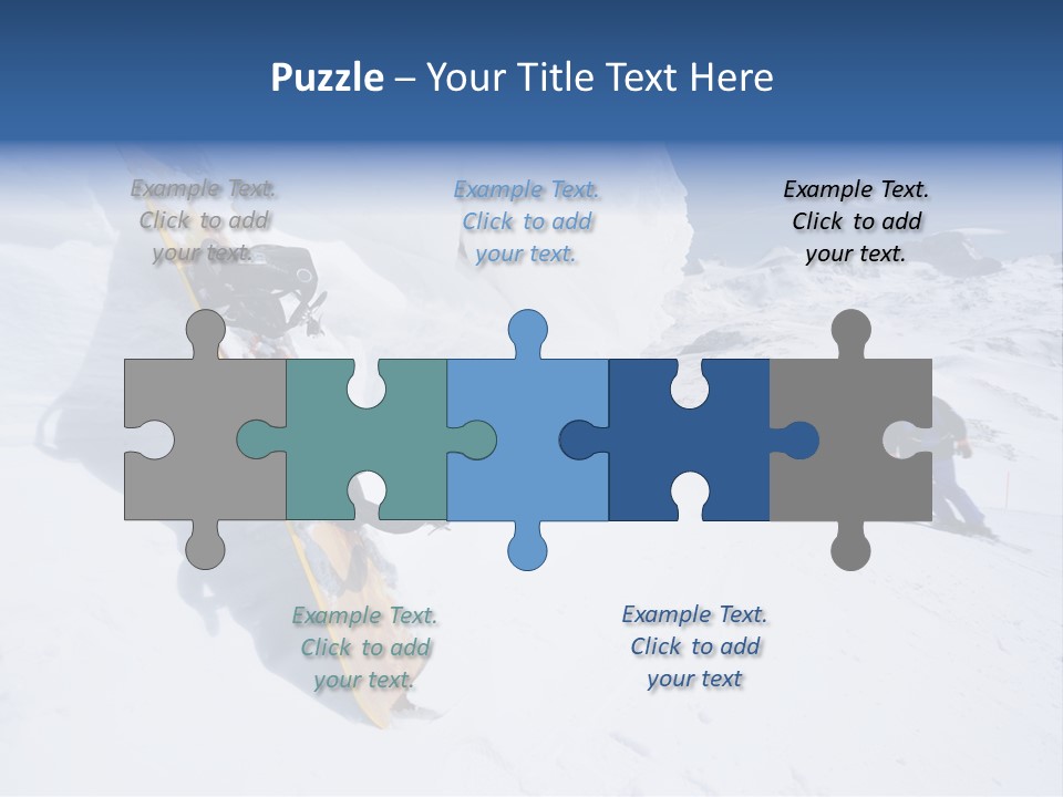 Piste Fast Copy Space PowerPoint Template