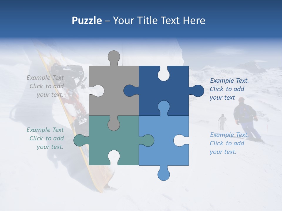 Piste Fast Copy Space PowerPoint Template