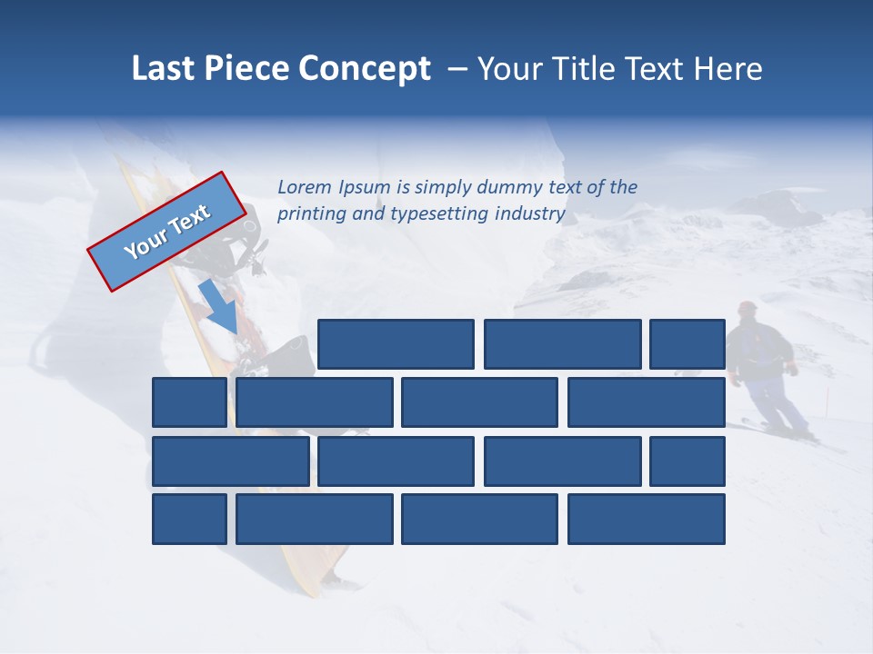 Piste Fast Copy Space PowerPoint Template
