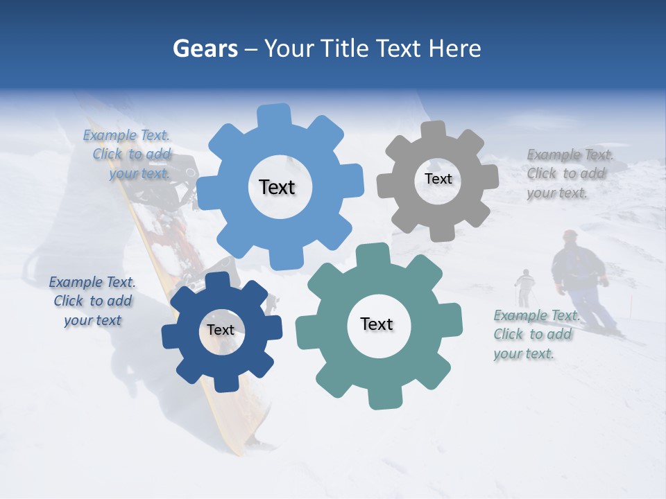 Piste Fast Copy Space PowerPoint Template