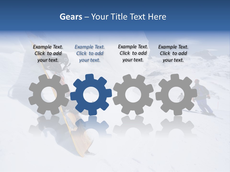 Piste Fast Copy Space PowerPoint Template