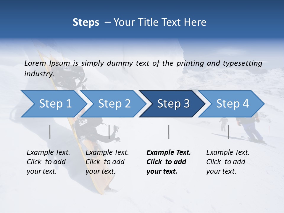 Piste Fast Copy Space PowerPoint Template