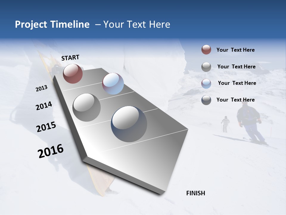 Piste Fast Copy Space PowerPoint Template