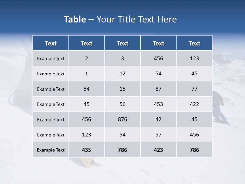 Piste Fast Copy Space PowerPoint Template