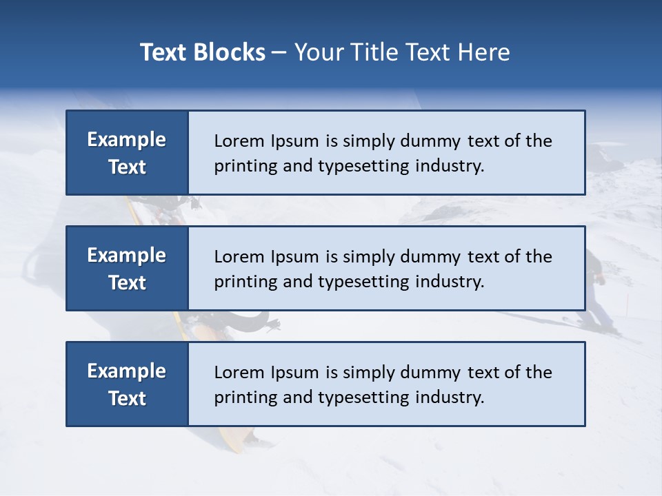Piste Fast Copy Space PowerPoint Template