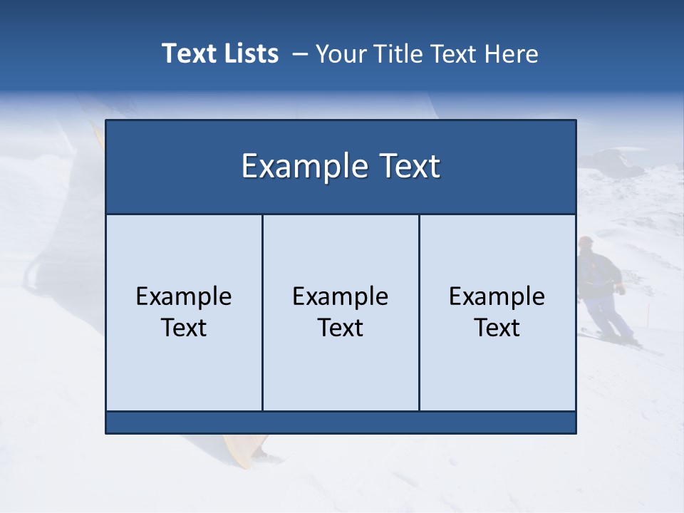 Piste Fast Copy Space PowerPoint Template