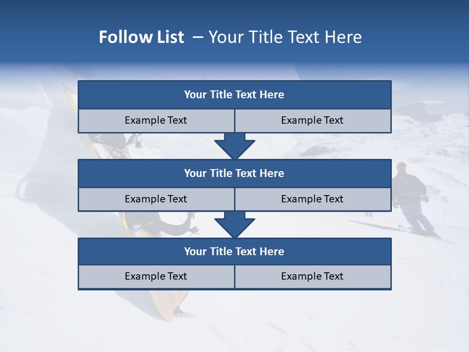 Piste Fast Copy Space PowerPoint Template