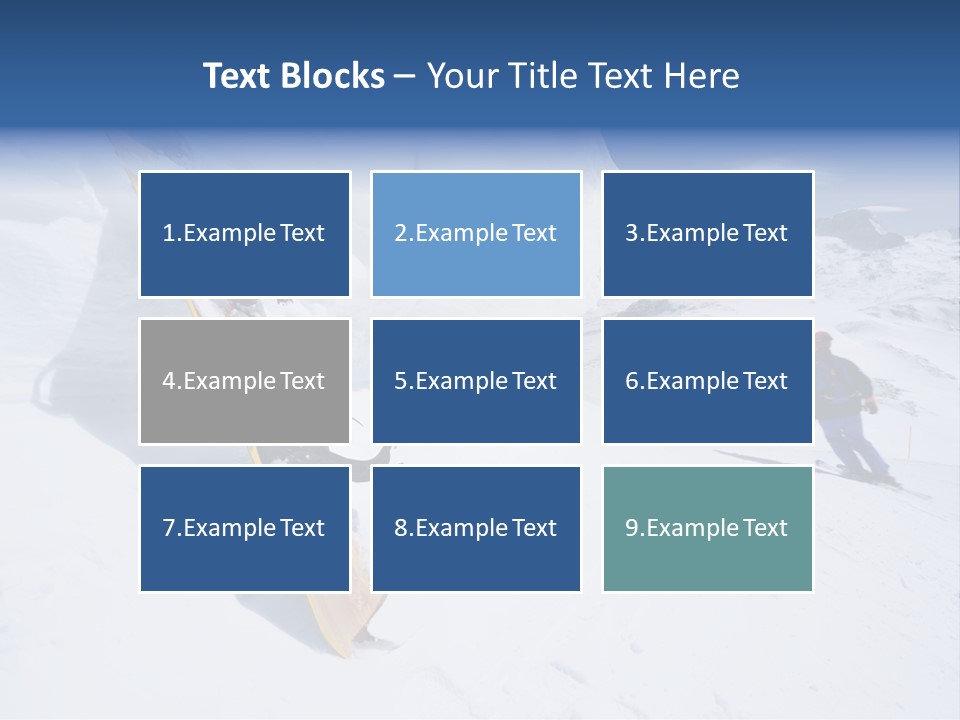 Piste Fast Copy Space PowerPoint Template