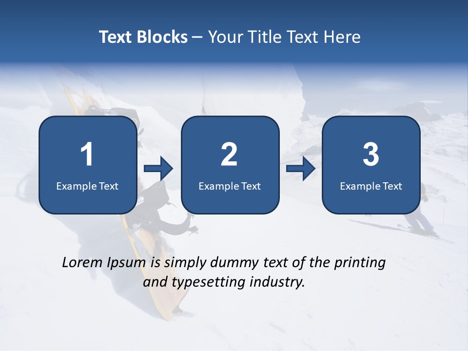 Piste Fast Copy Space PowerPoint Template