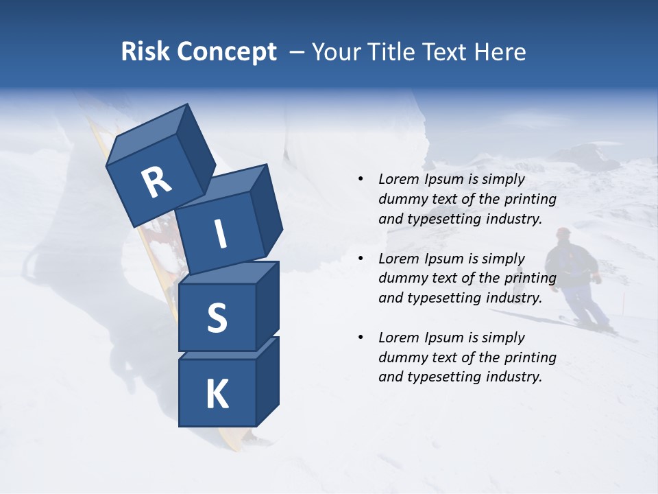 Piste Fast Copy Space PowerPoint Template