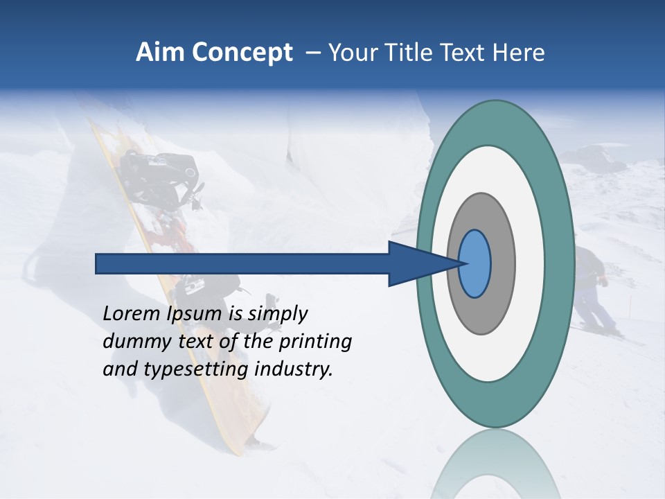 Piste Fast Copy Space PowerPoint Template