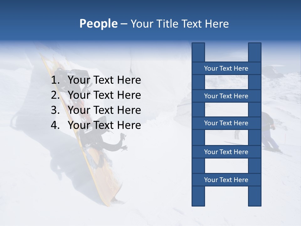 Piste Fast Copy Space PowerPoint Template