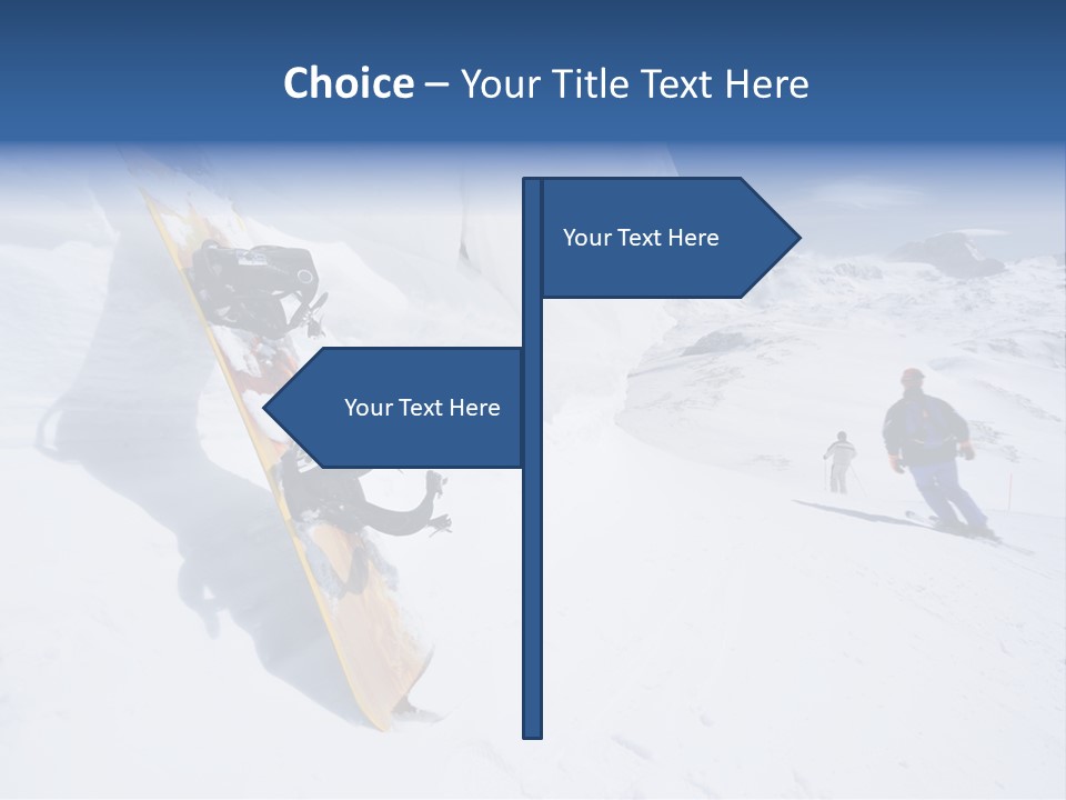 Piste Fast Copy Space PowerPoint Template