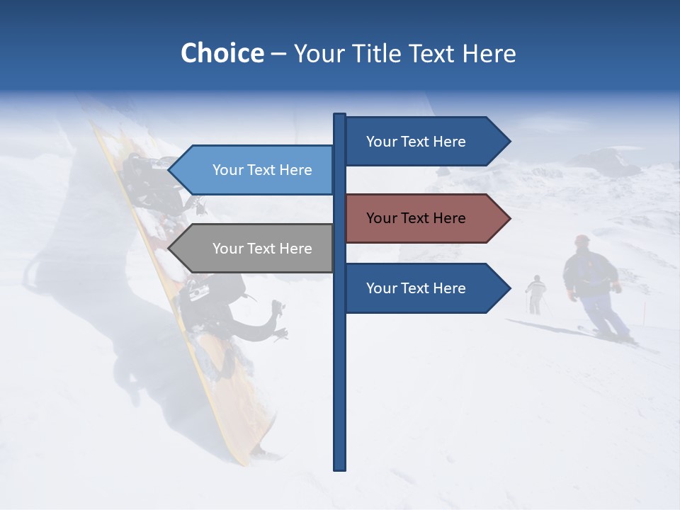 Piste Fast Copy Space PowerPoint Template