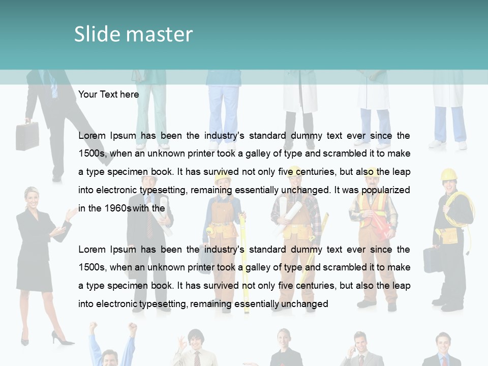 Parent Portrait Business PowerPoint Template