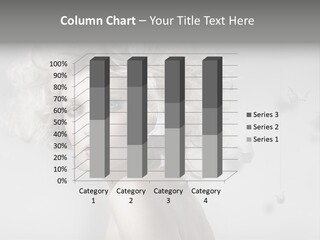 Caucasian Close Up Blond PowerPoint Template