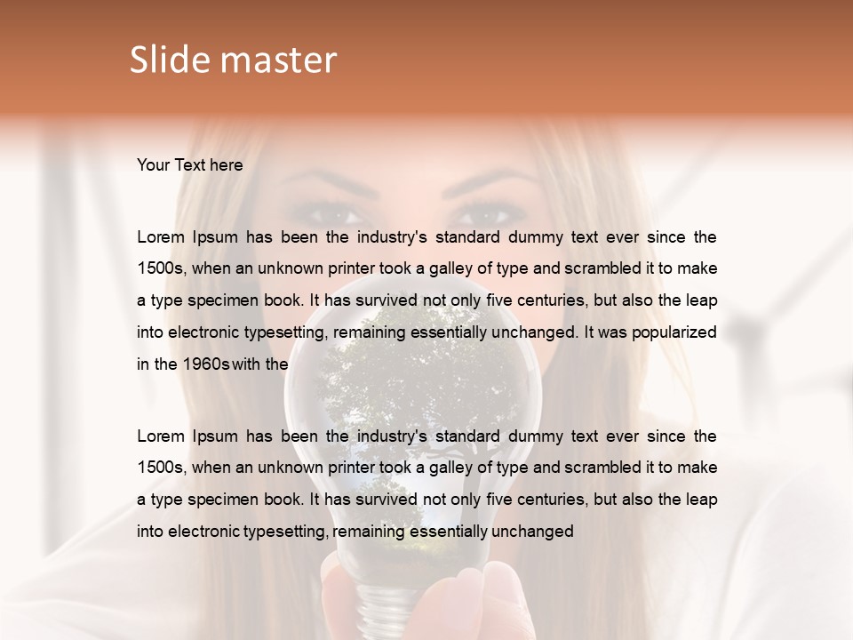 Power Sky Electricity PowerPoint Template