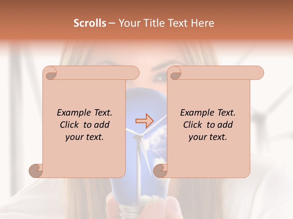 Shield Metal Scarf PowerPoint Template
