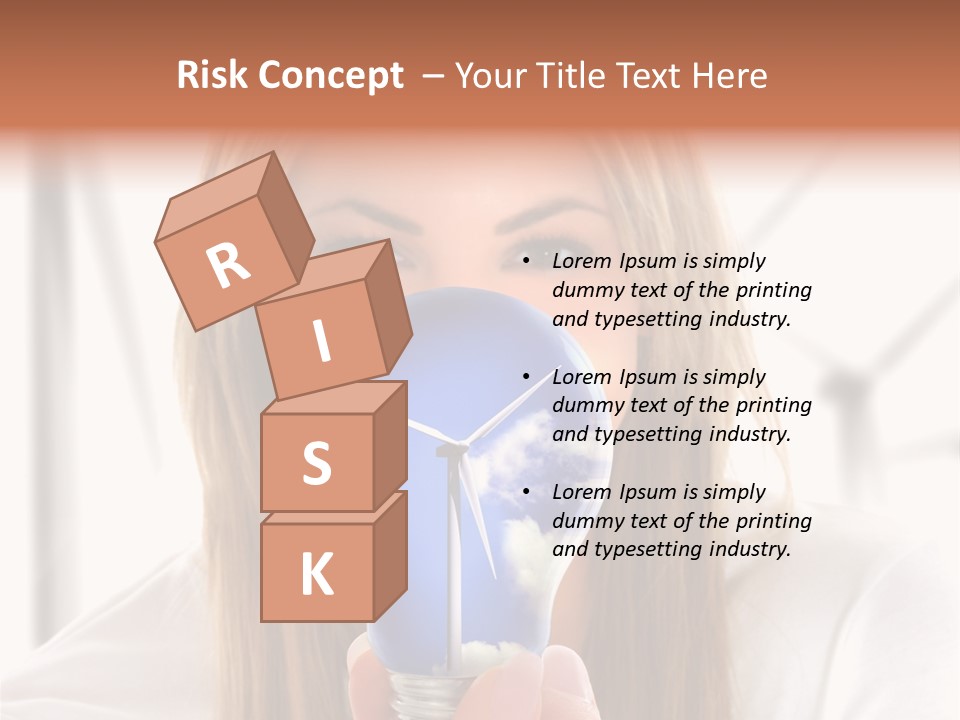 Shield Metal Scarf PowerPoint Template