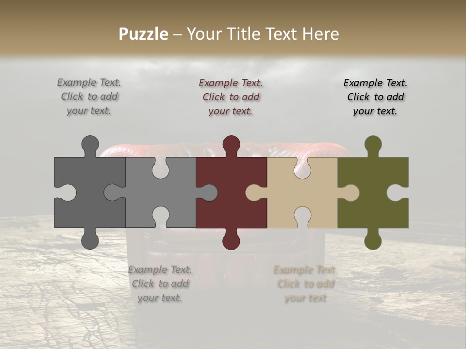 Regard Armchair Stop PowerPoint Template