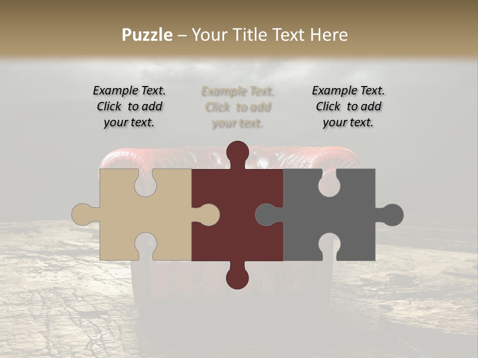 Regard Armchair Stop PowerPoint Template