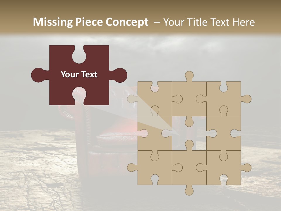 Regard Armchair Stop PowerPoint Template