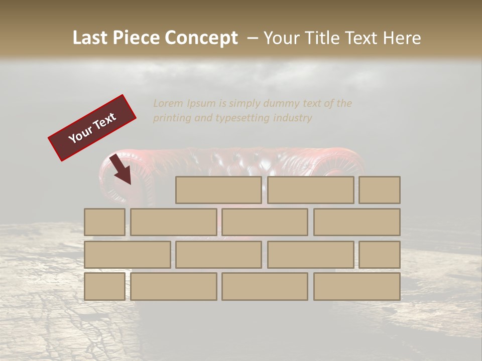 Regard Armchair Stop PowerPoint Template