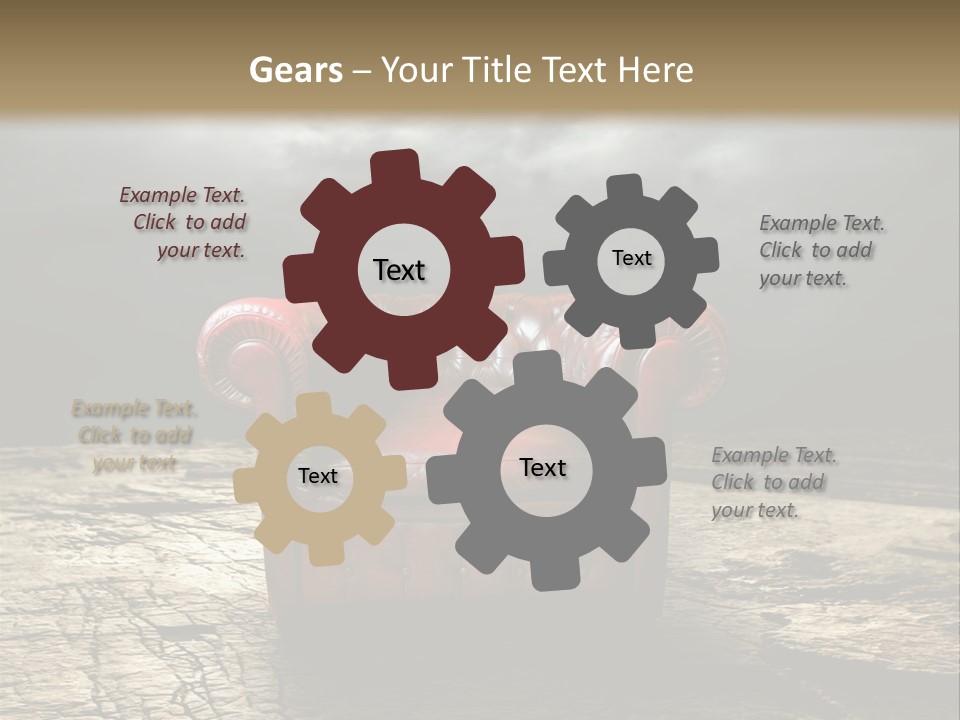 Regard Armchair Stop PowerPoint Template